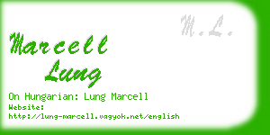 marcell lung business card